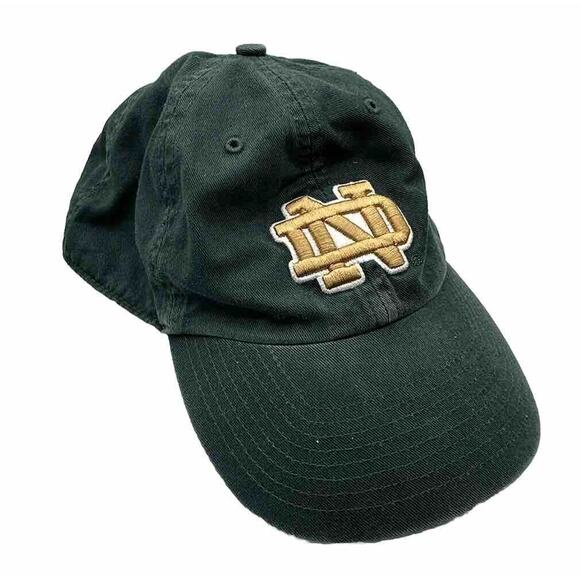Notre Dame‎ The Franchise Twin Enterprises Green Fitted Ball Cap Hat Size Small - Picture 1 of 7